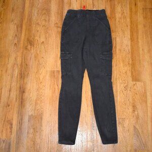 SPANX Gray Stretch Twill Ankle Cargo Pants Small #20311R